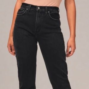 High rise 80s mom jeans